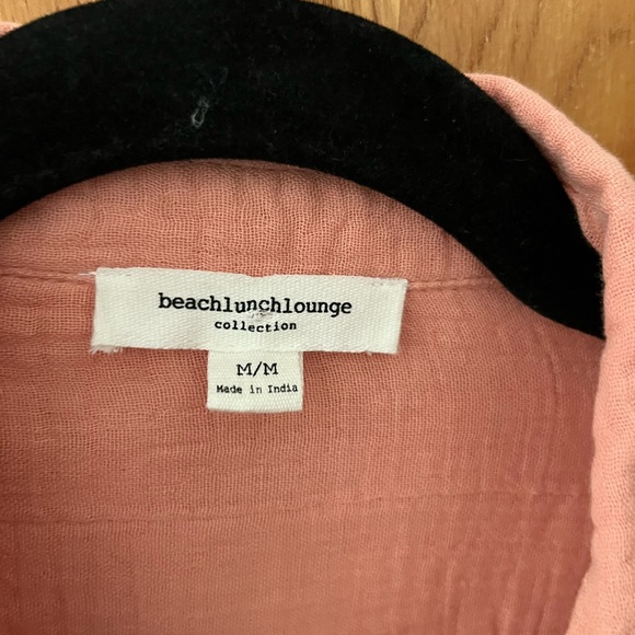 BeachLunchLounge button down casual shirt M - Picture 2 of 7